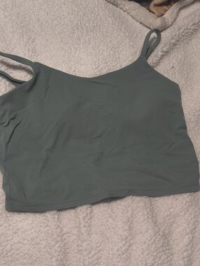 Sleek Olive Green Women's Cami Tank Top